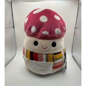 Squishmallows Malcolm the Mushroom Scarf Plush Toy‎ Stuffed Animal